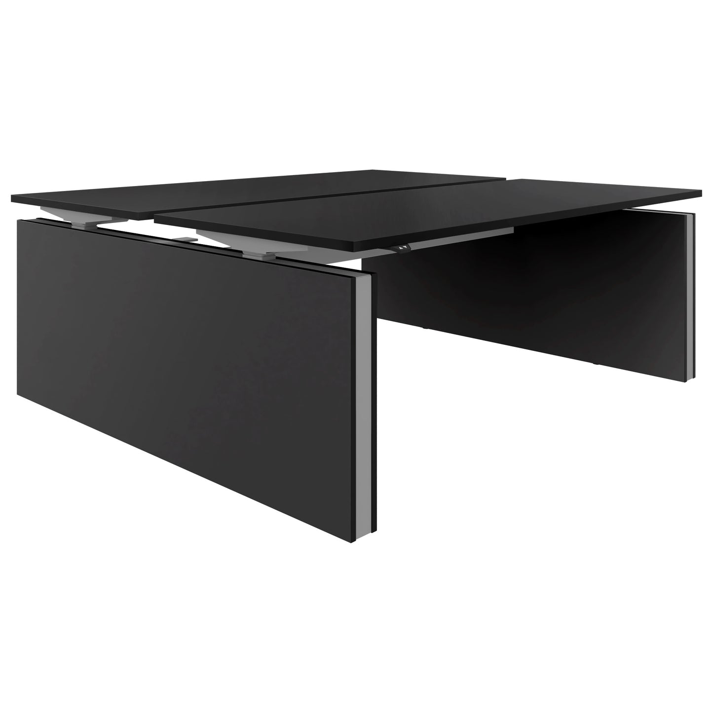 MOTION Desk del team | 1400 - 1800 mm, regolabile in altezza elettricamente, nero