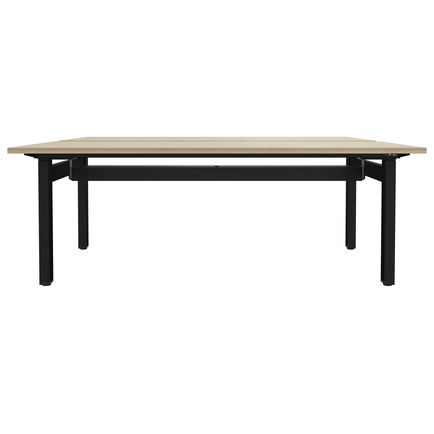 MOTION Desk del team | 1400 - 1800 mm, regolabile in altezza elettricamente, cenere di sabbia