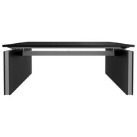 MOTION team desk | 1400 - 1800 mm, electrically height adjustable, black