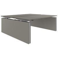 MOTION team desk | 1400 - 1800 mm, electrically height adjustable, Cubanit gray