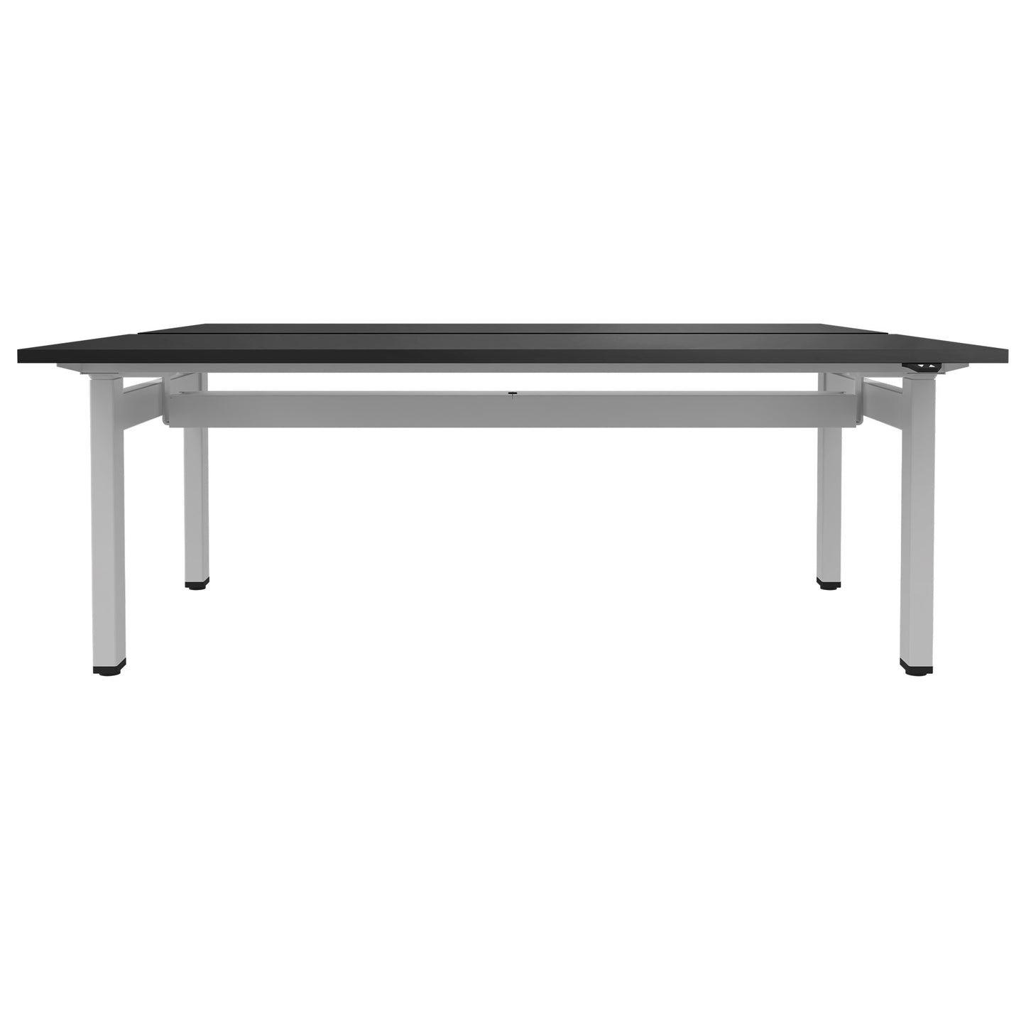 MOTION team desk | 1400 - 1800 mm, electrically height adjustable, anthracite