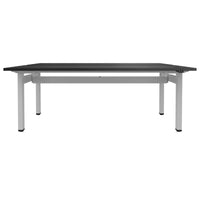 MOTION team desk | 1400 - 1800 mm, electrically height adjustable, anthracite