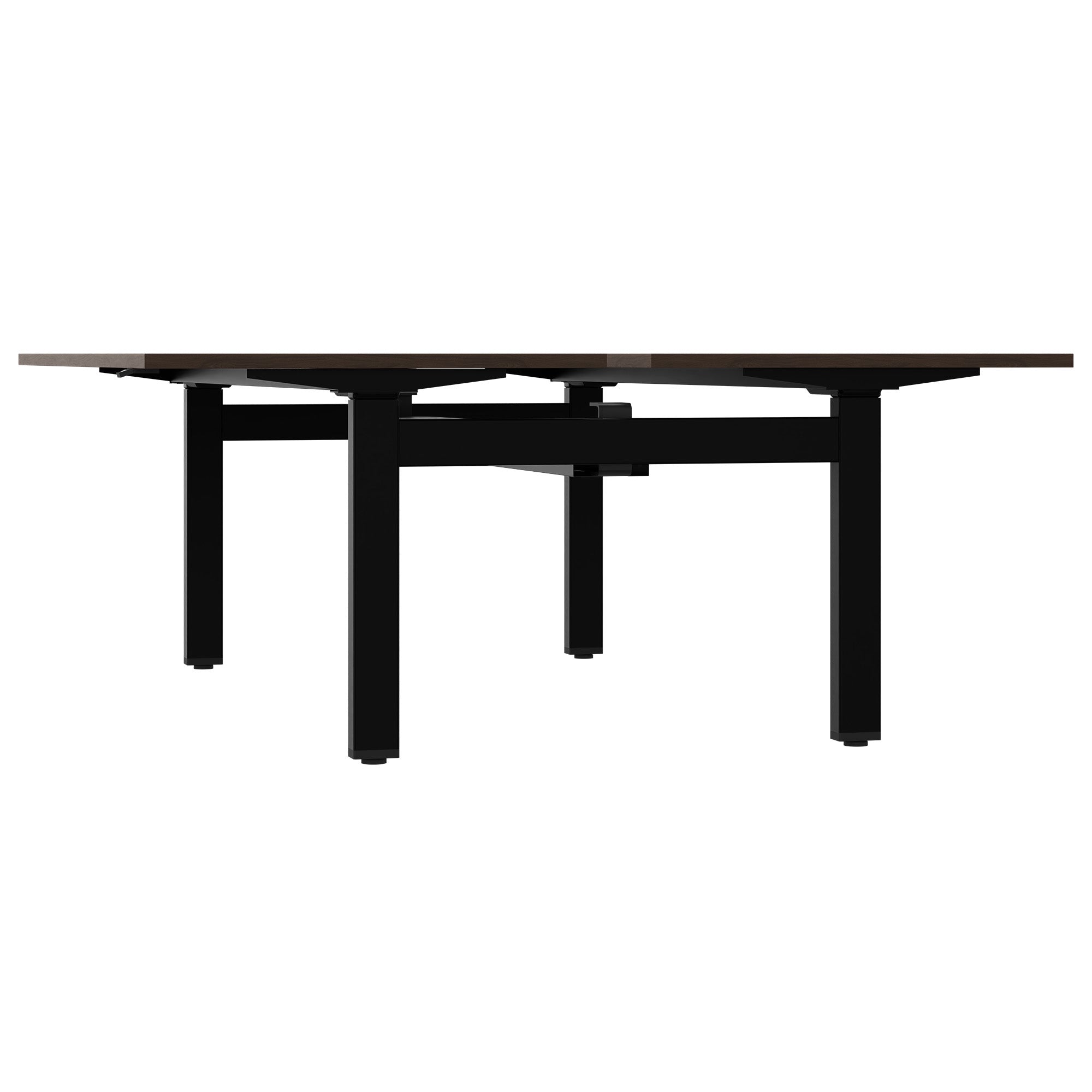 MOTION Desk del team | 1400-1800 mm, regolabile elettricamente in altezza, noce