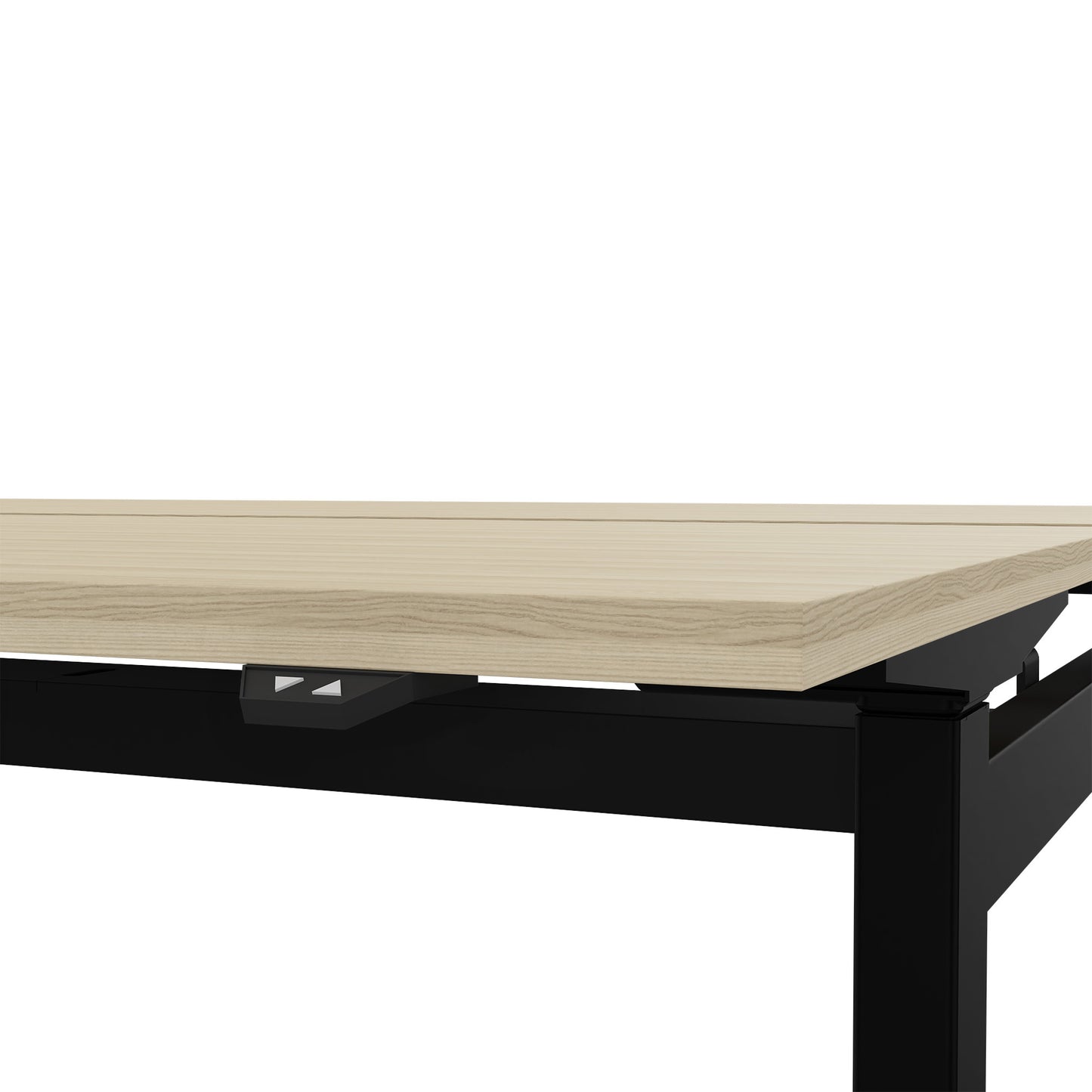 MOTION Desk del team | 1400 - 1800 mm, regolabile in altezza elettricamente, cenere di sabbia