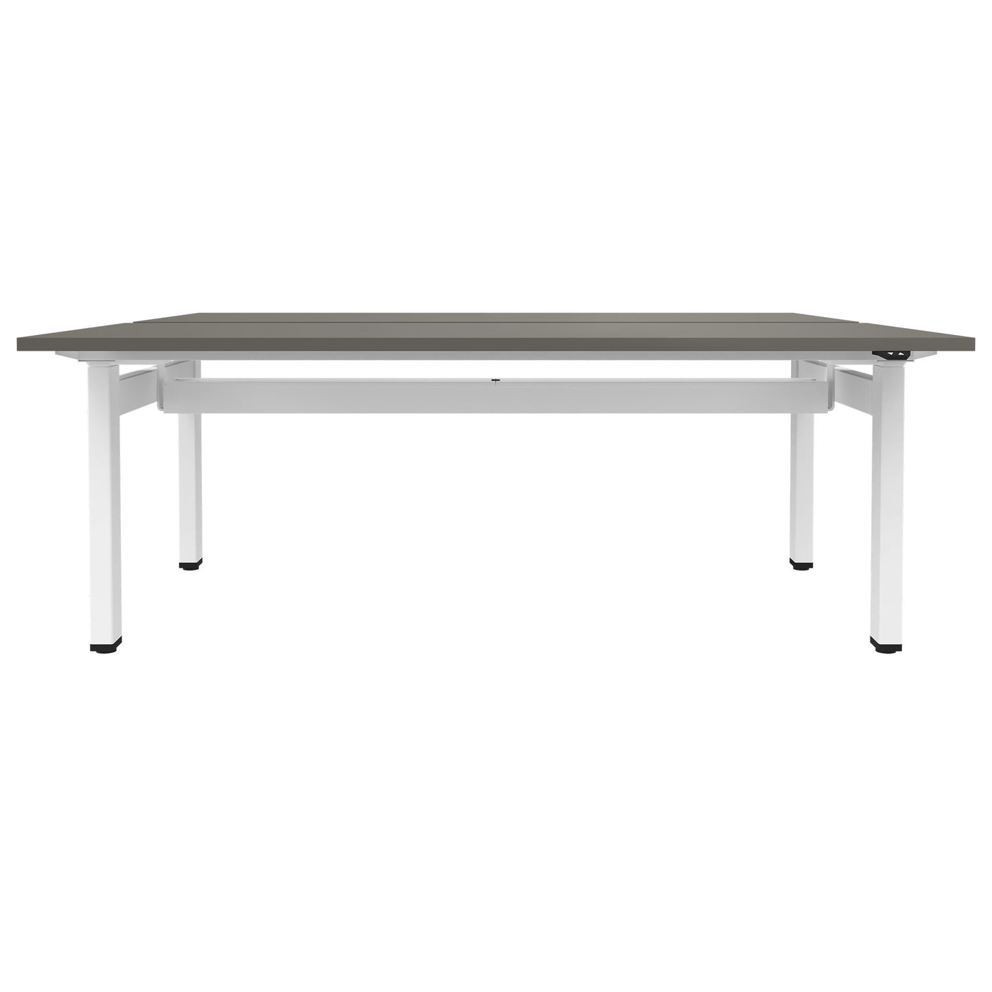 MOTION team desk | 1400 - 1800 mm, electrically height adjustable, Cubanit gray