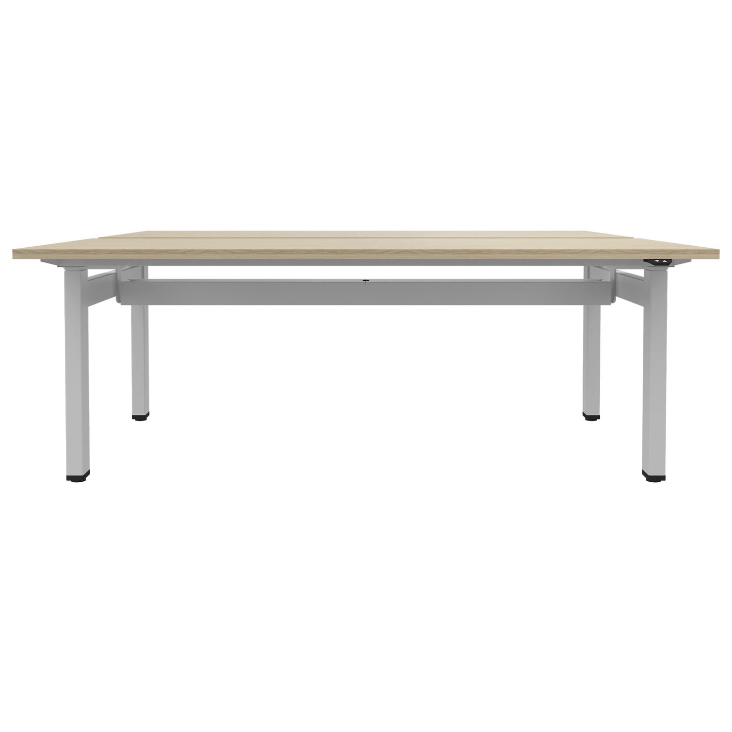 MOTION Desk del team | 1400 - 1800 mm, regolabile in altezza elettricamente, cenere di sabbia