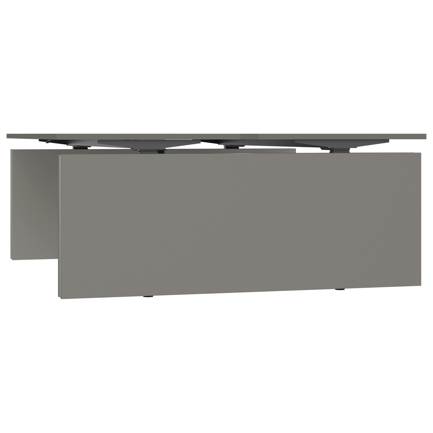 MOTION team desk | 1400 - 1800 mm, electrically height adjustable, Cubanit gray