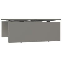 MOTION team desk | 1400 - 1800 mm, electrically height adjustable, Cubanit gray