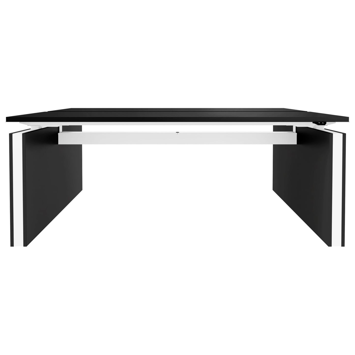 MOTION team desk | 1400 - 1800 mm, electrically height adjustable, black