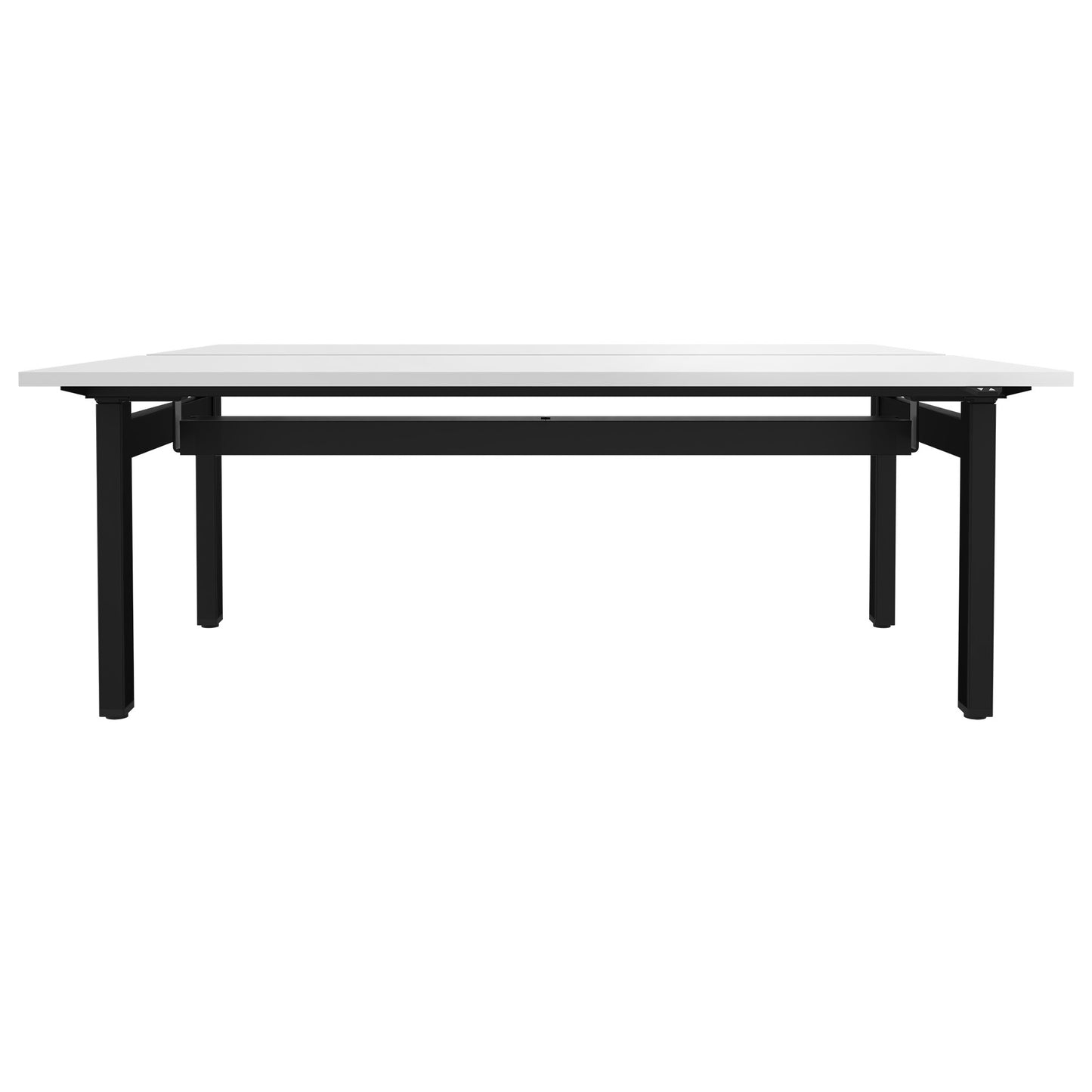 MOTION Desk del team | 1400 - 1800 mm, regolabile in altezza elettricamente, bianco