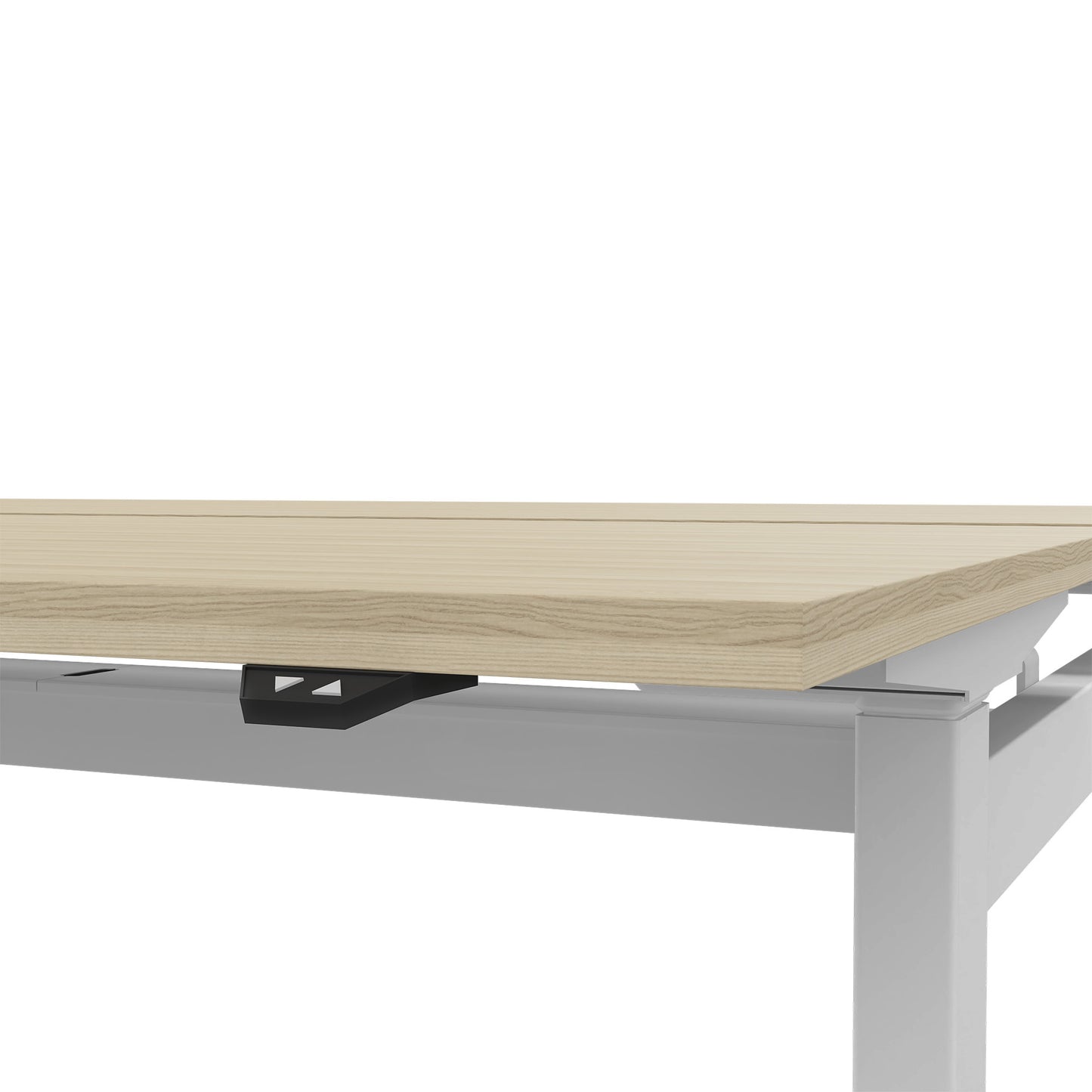 MOTION Desk del team | 1400 - 1800 mm, regolabile in altezza elettricamente, cenere di sabbia