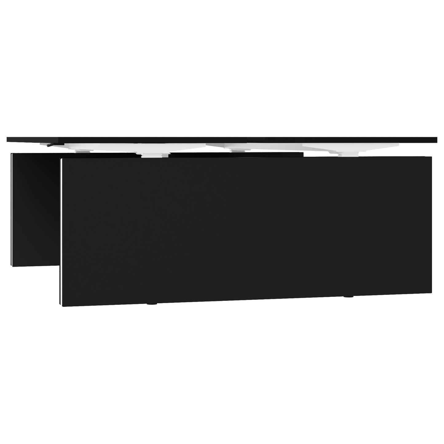 MOTION Desk del team | 1400 - 1800 mm, regolabile in altezza elettricamente, nero
