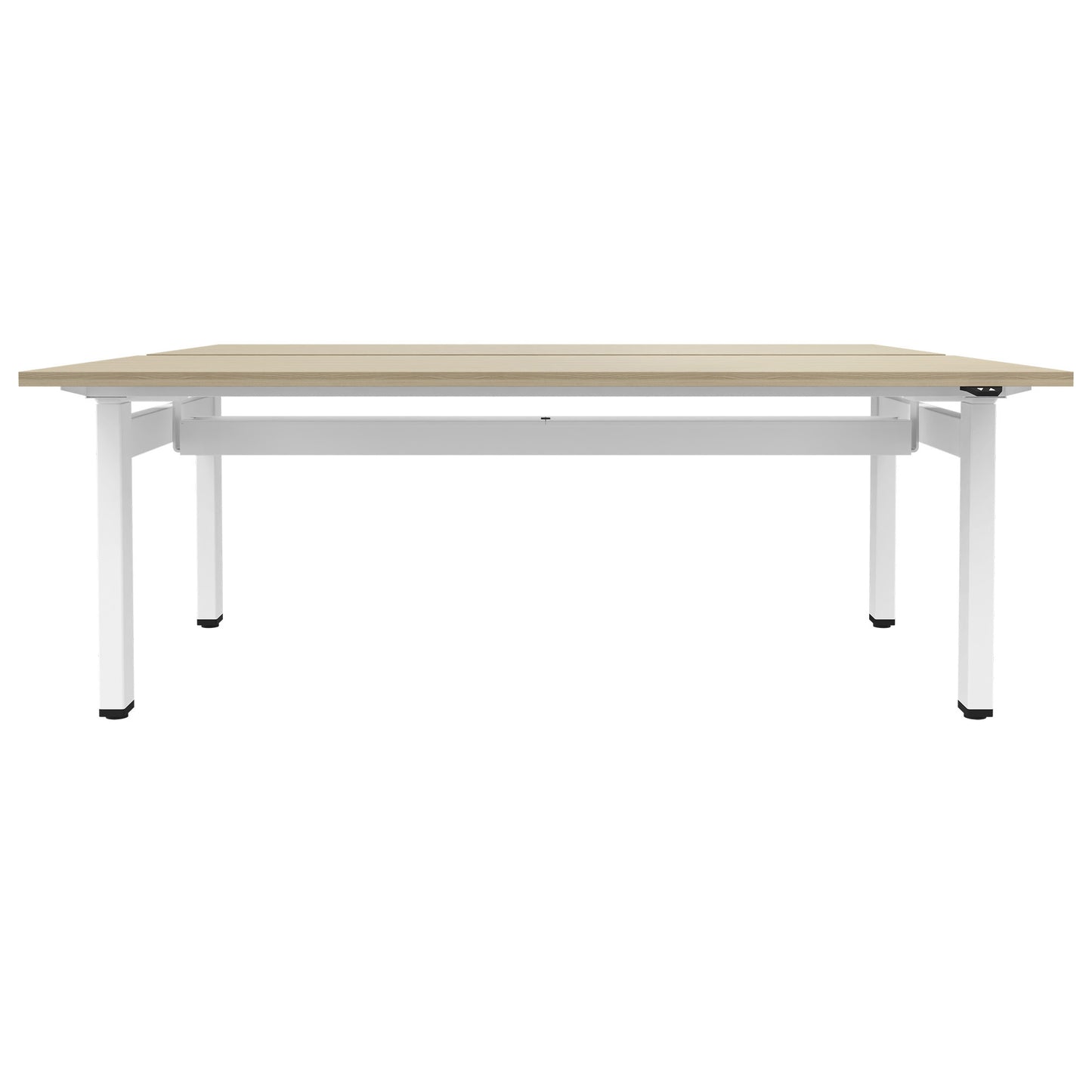 MOTION Desk del team | 1400 - 1800 mm, regolabile in altezza elettricamente, cenere di sabbia