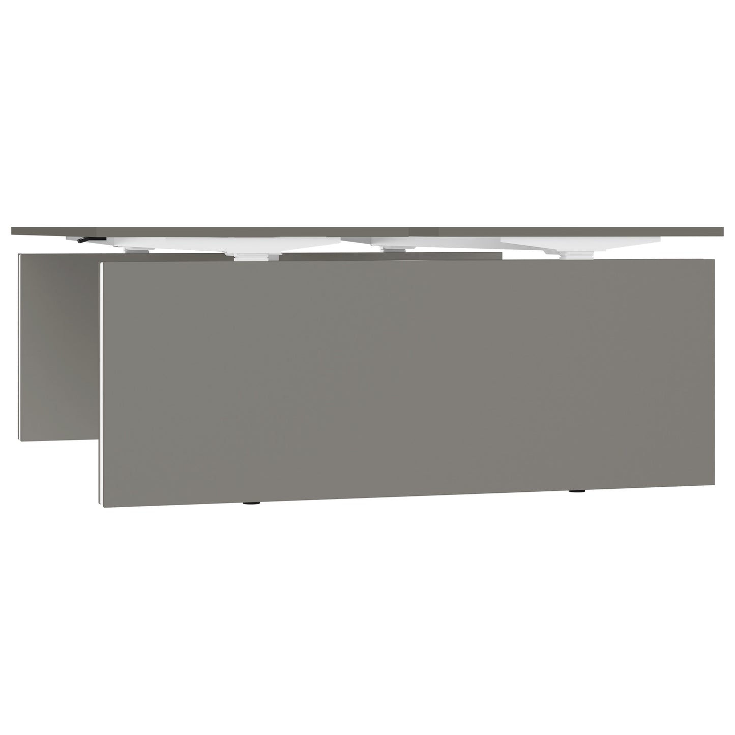 MOTION team desk | 1400 - 1800 mm, electrically height adjustable, Cubanit gray