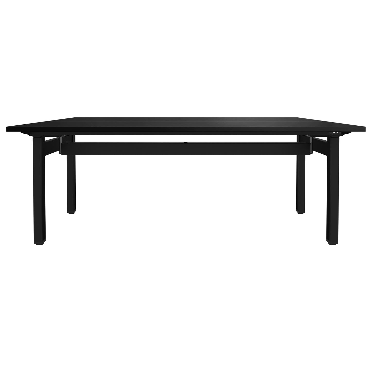 MOTION team desk | 1400 - 1800 mm, electrically height adjustable, black