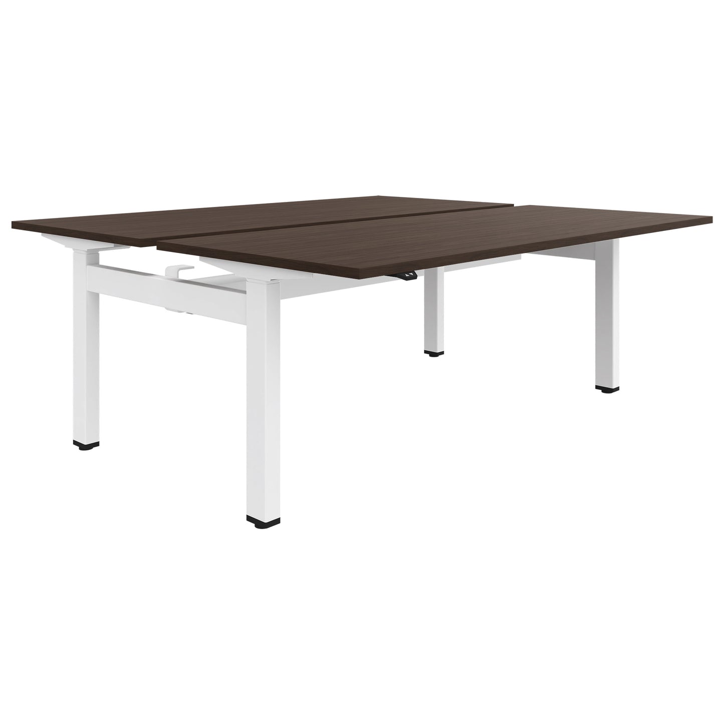 MOTION Desk del team | 1400-1800 mm, regolabile elettricamente in altezza, noce