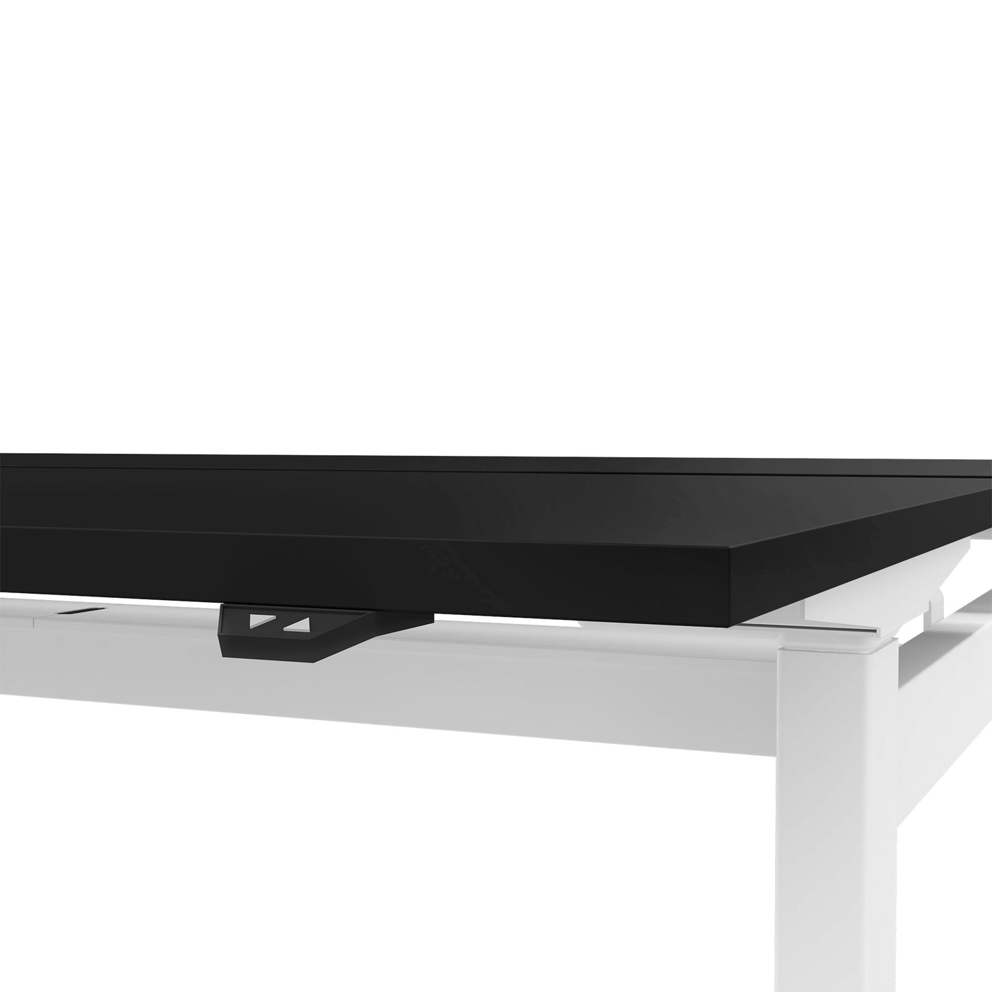 MOTION team desk | 1400 - 1800 mm, electrically height adjustable, black