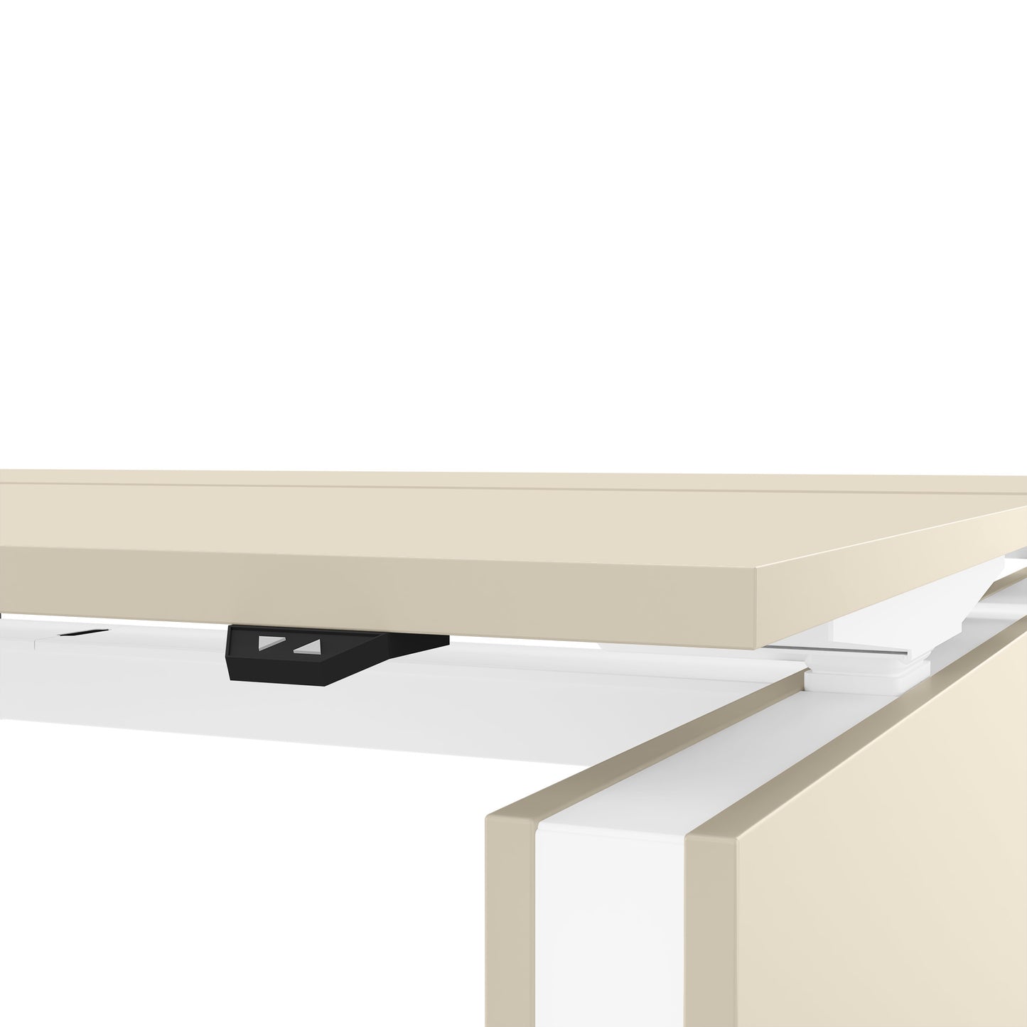 MOTION team desk | 1400 - 1800 mm, electrically height adjustable, maple