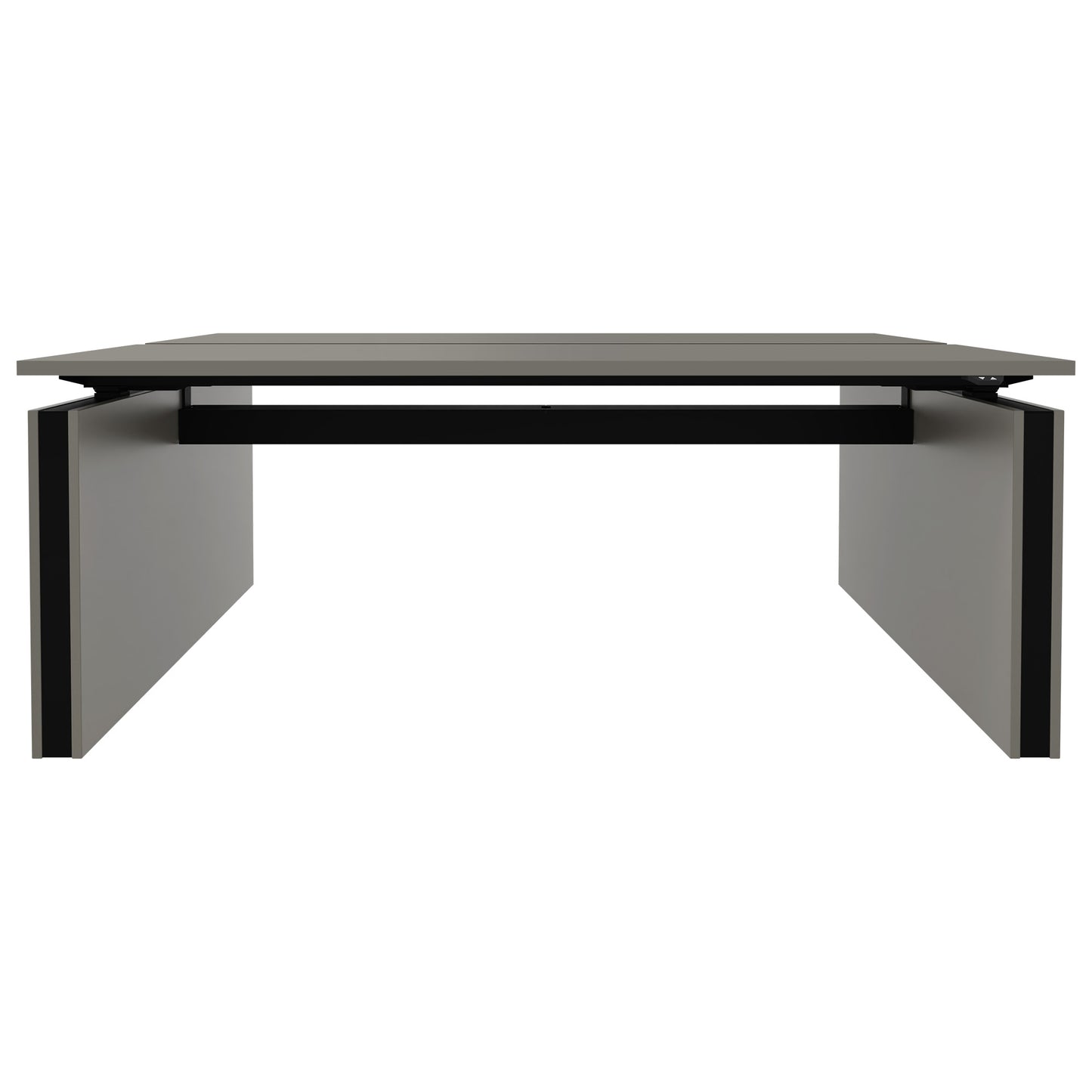 MOTION team desk | 1400 - 1800 mm, electrically height adjustable, Cubanit gray