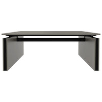 MOTION team desk | 1400 - 1800 mm, electrically height adjustable, Cubanit gray