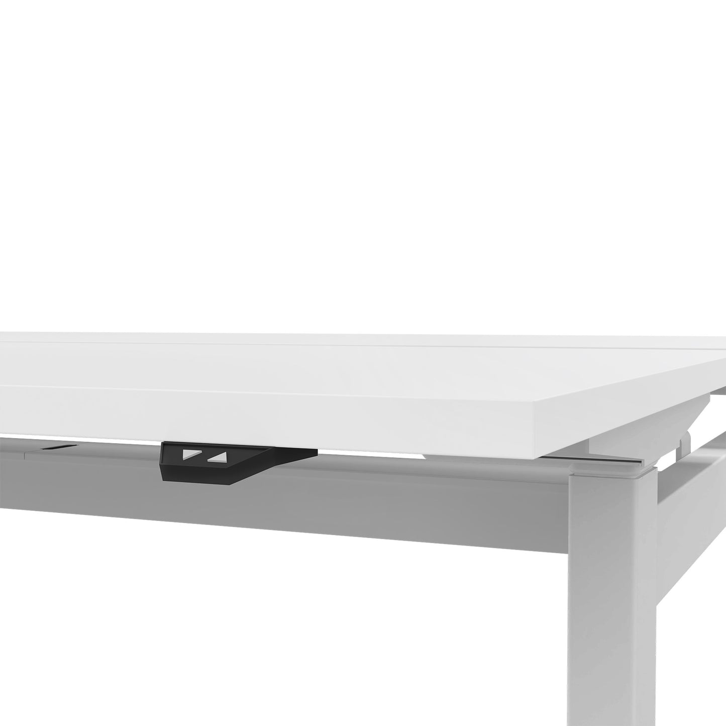 MOTION Dessert du bureau | 1400 - 1800 mm, réglable à hauteur électrique, blanc