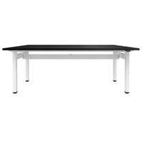 MOTION team desk | 1400 - 1800 mm, electrically height adjustable, black