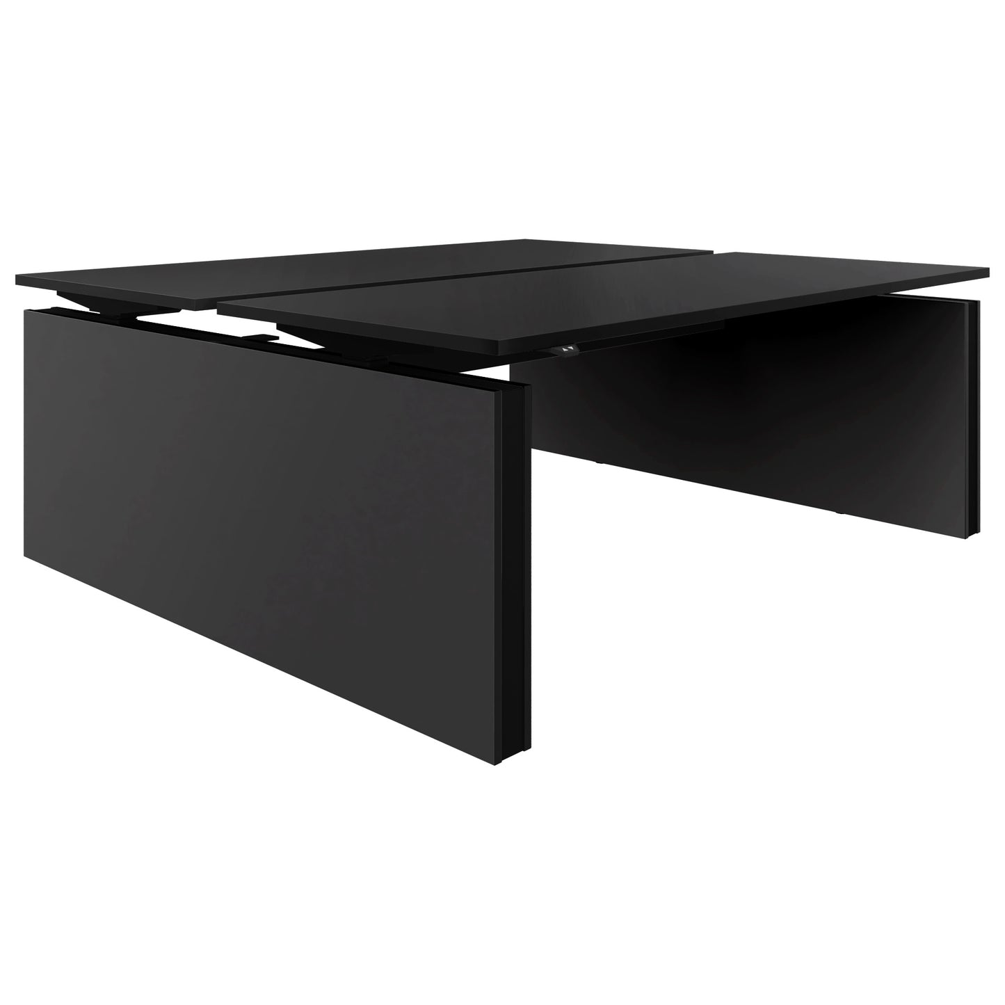 MOTION Desk del team | 1400 - 1800 mm, regolabile in altezza elettricamente, nero