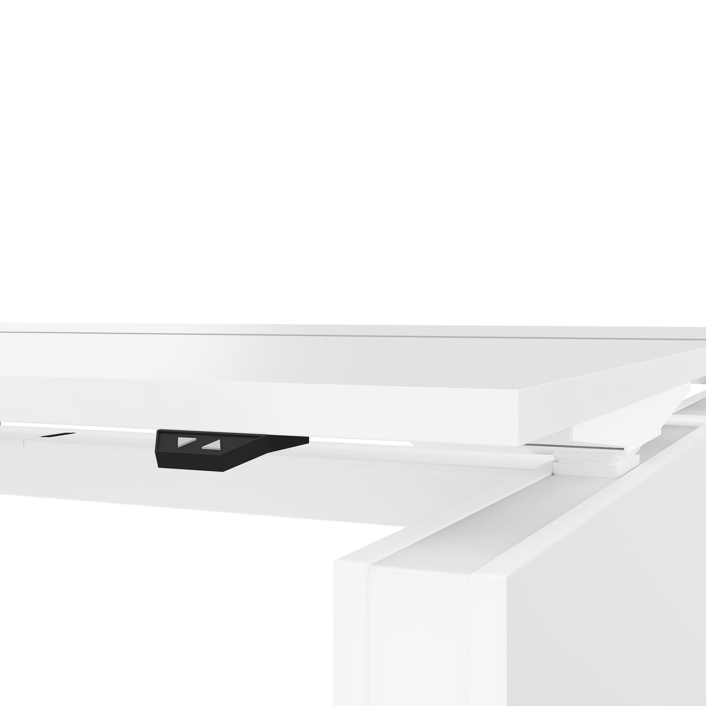 MOTION Dessert du bureau | 1400 - 1800 mm, réglable à hauteur électrique, blanc