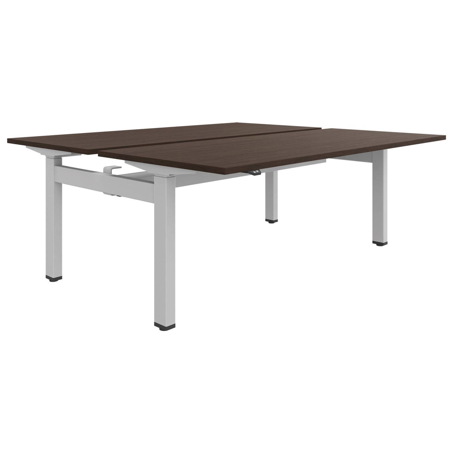 MOTION Desk del team | 1400-1800 mm, regolabile elettricamente in altezza, noce