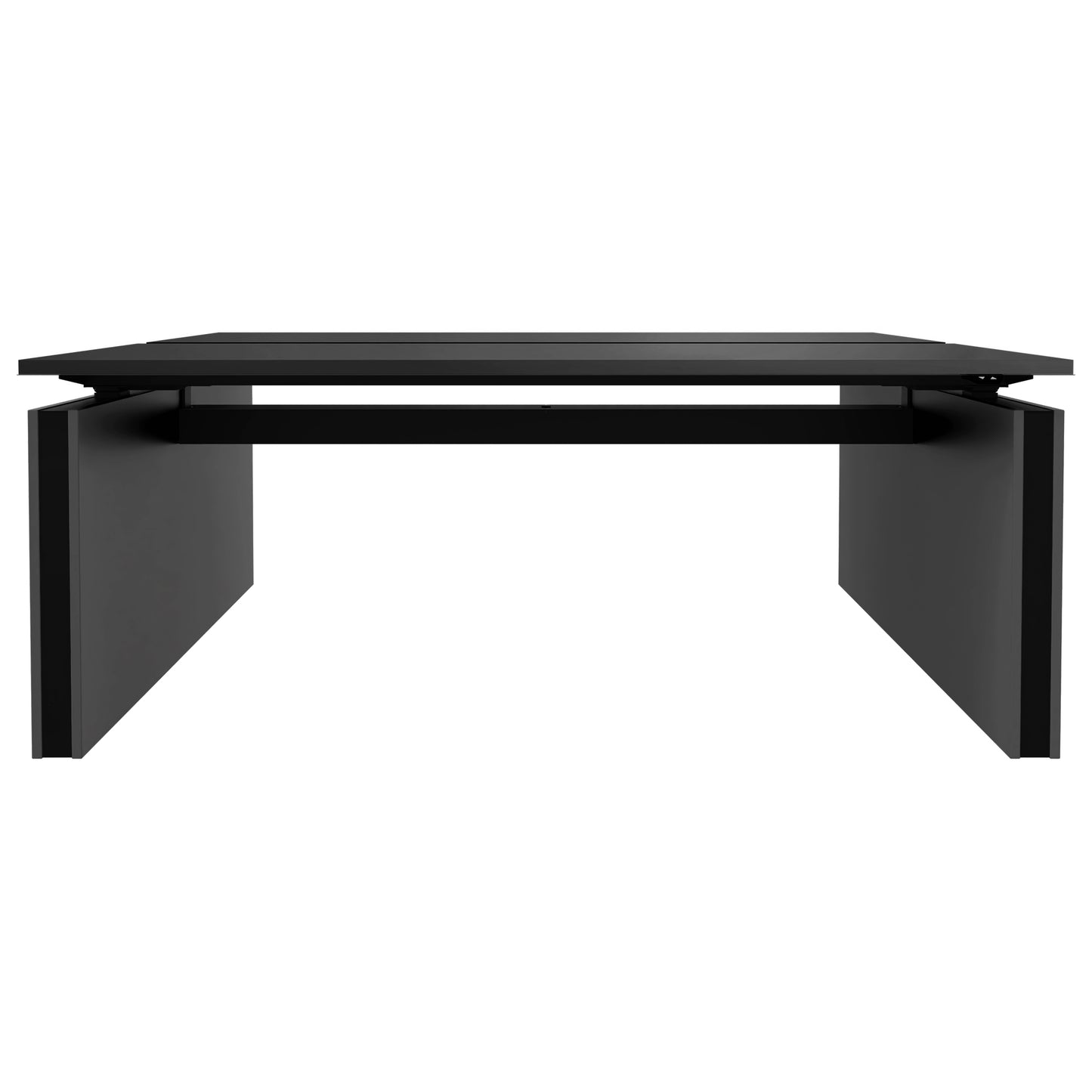 MOTION team desk | 1400 - 1800 mm, electrically height adjustable, anthracite