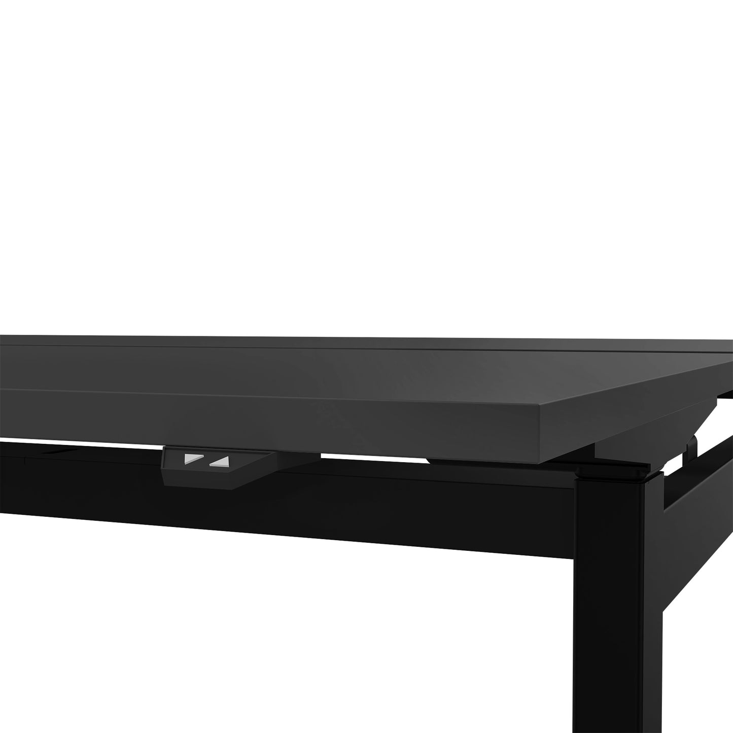 MOTION team desk | 1400 - 1800 mm, electrically height adjustable, anthracite