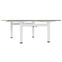 MOTION team desk | 1400 - 1800 mm, electrically height adjustable, Cubanit gray