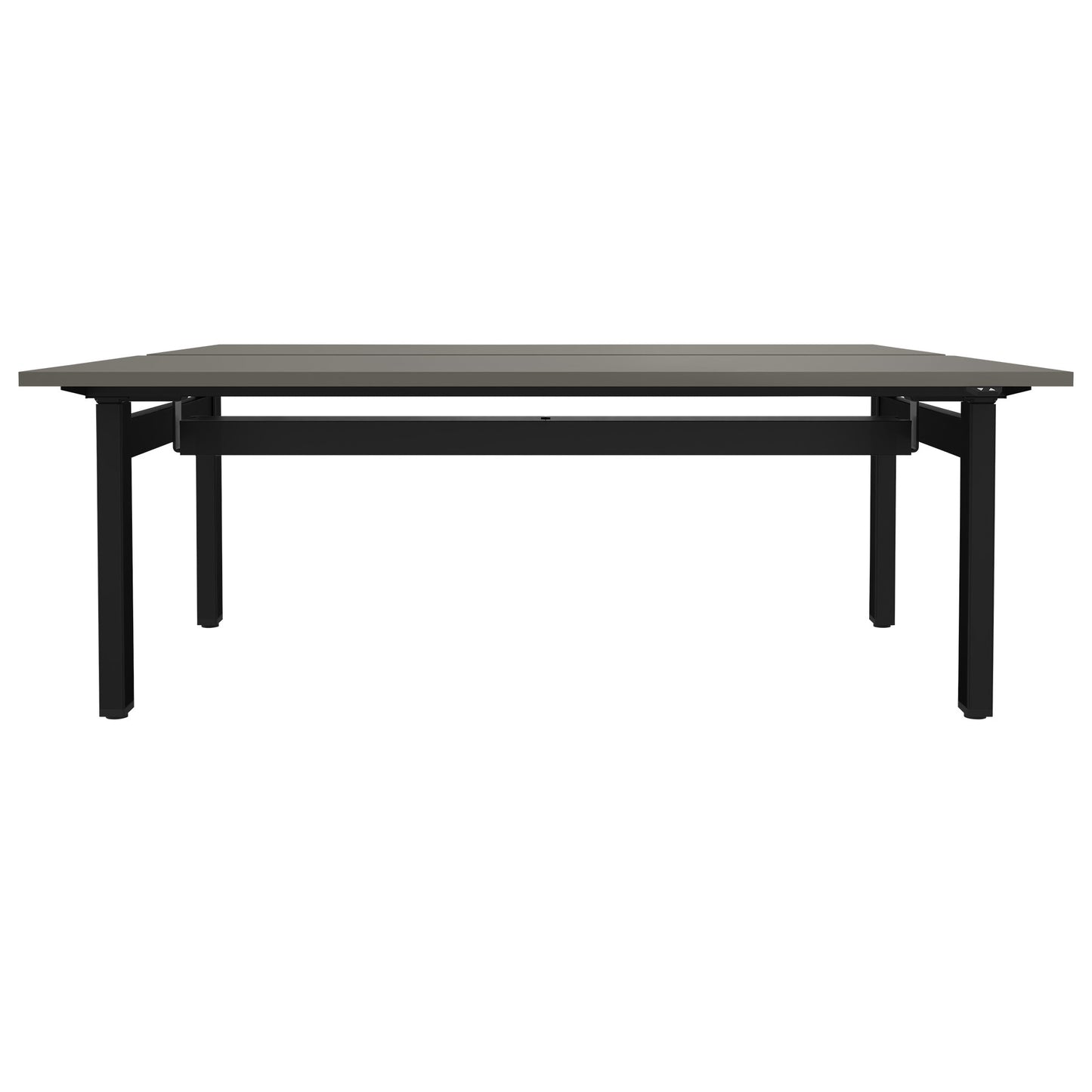 MOTION team desk | 1400 - 1800 mm, electrically height adjustable, Cubanit gray