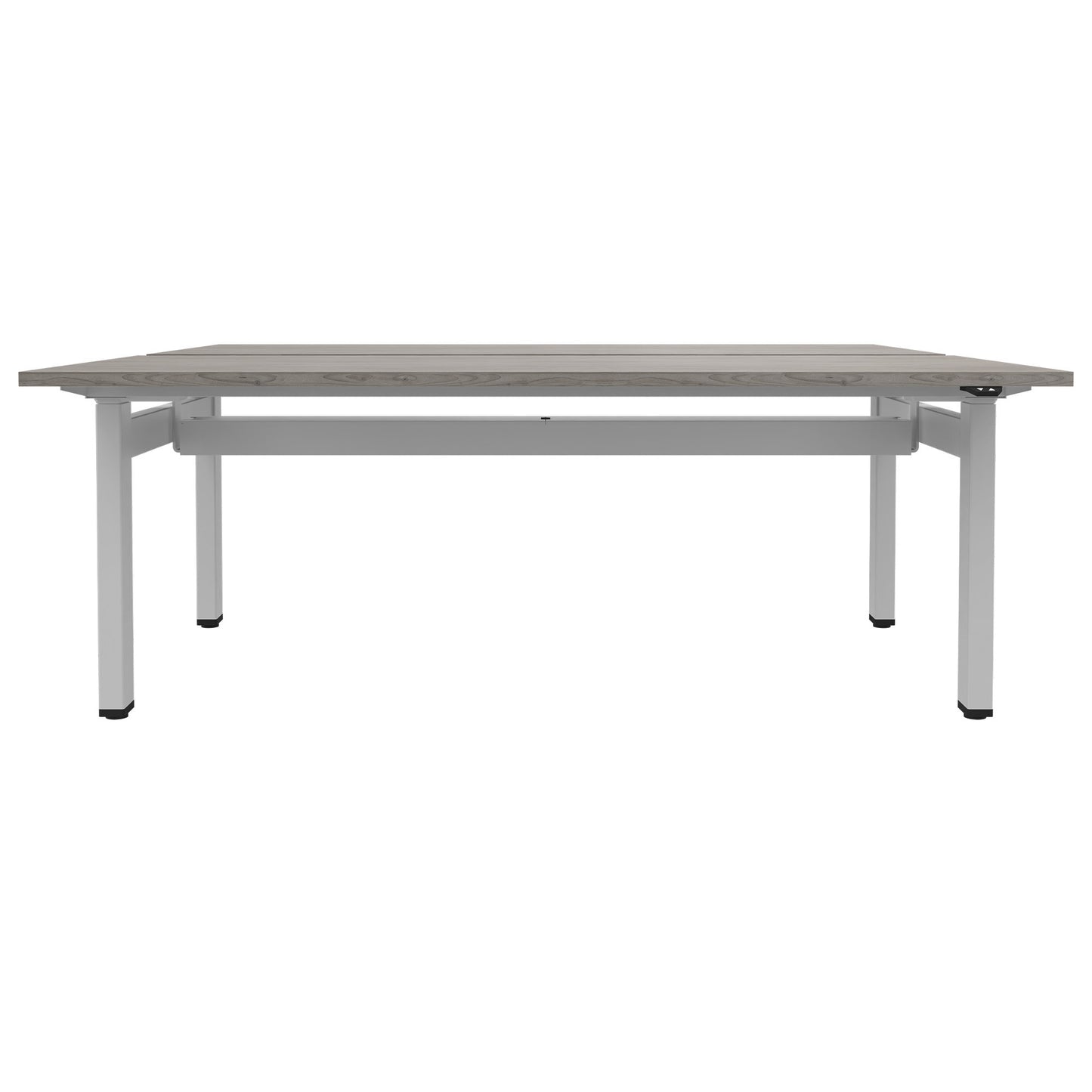 MOTION Desk del team | 1400-1800 mm, regolabile elettricamente in altezza, grigio di quercia nordica