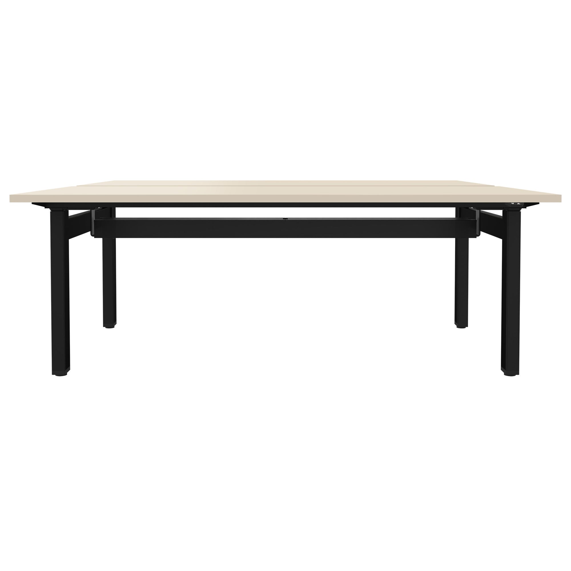 MOTION Desk del team | 1400 - 1800 mm, regolabile in altezza elettricamente, acero
