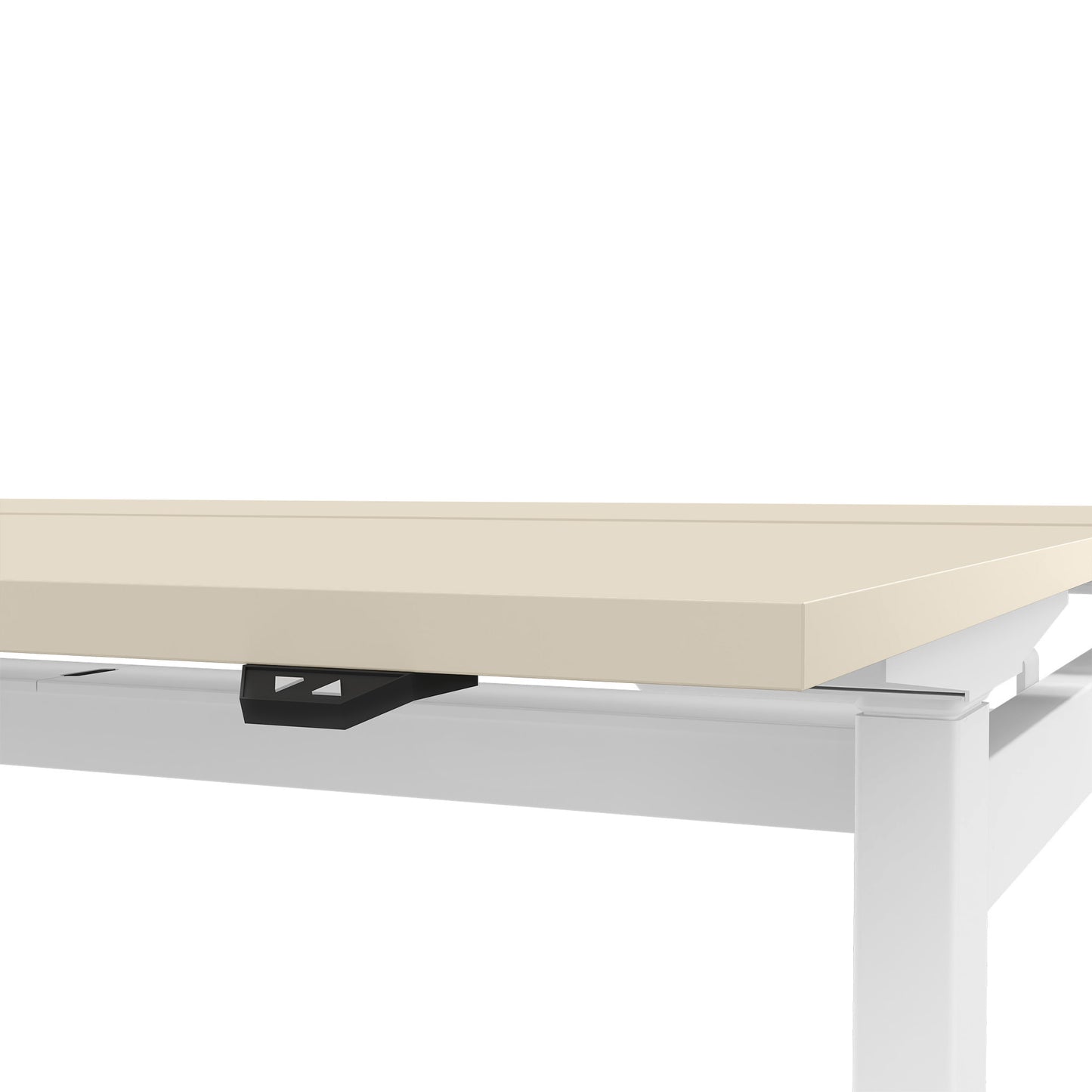 MOTION team desk | 1400 - 1800 mm, electrically height adjustable, maple