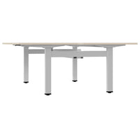 MOTION team desk | 1400 - 1800 mm, electrically height adjustable, maple