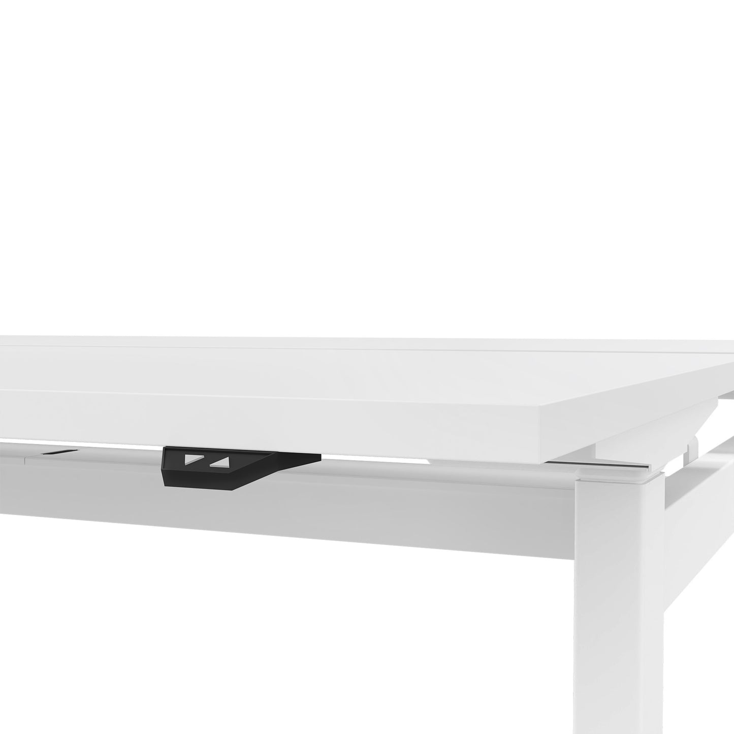 MOTION Dessert du bureau | 1400 - 1800 mm, réglable à hauteur électrique, blanc