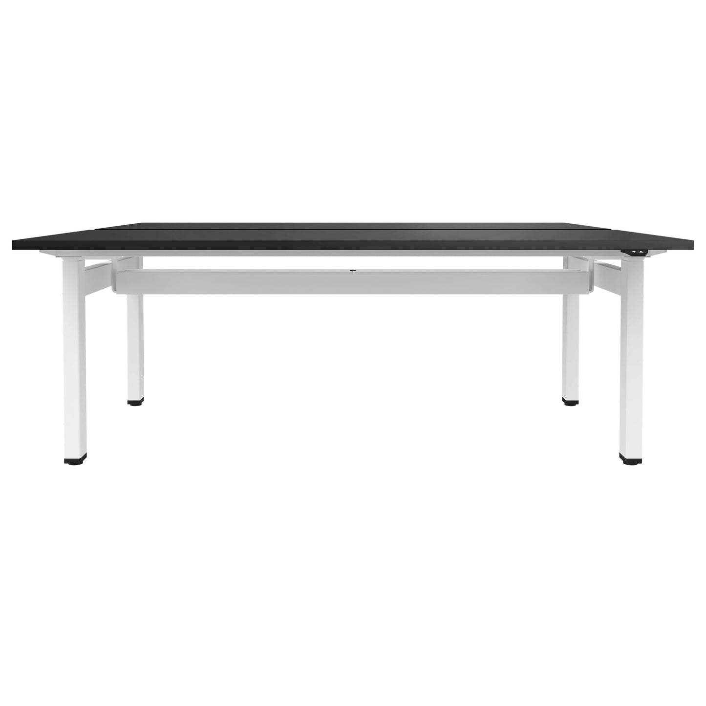 MOTION team desk | 1400 - 1800 mm, electrically height adjustable, anthracite