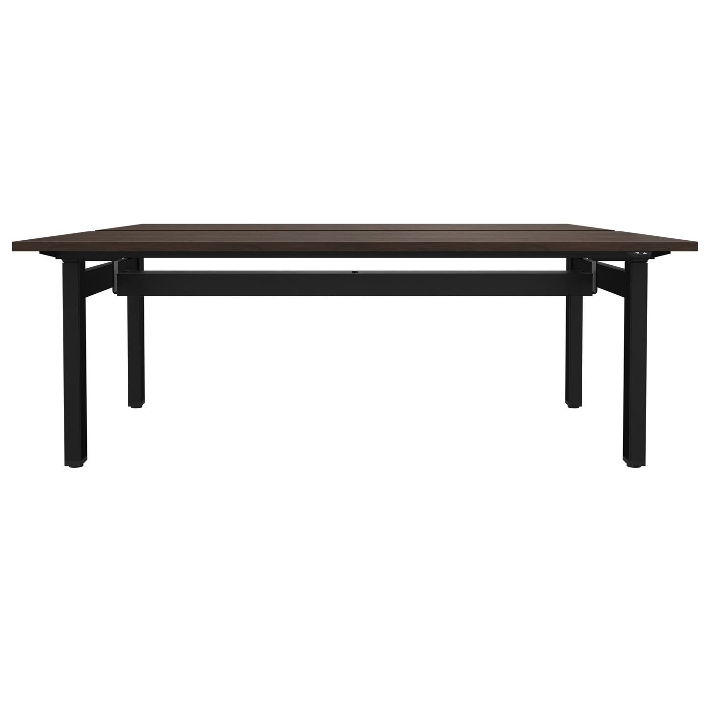 MOTION Desk del team | 1400-1800 mm, regolabile elettricamente in altezza, noce