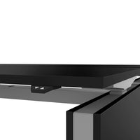 MOTION team desk | 1400 - 1800 mm, electrically height adjustable, black