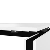 MOTION Desk del team | 1400 - 1800 mm, regolabile in altezza elettricamente, bianco