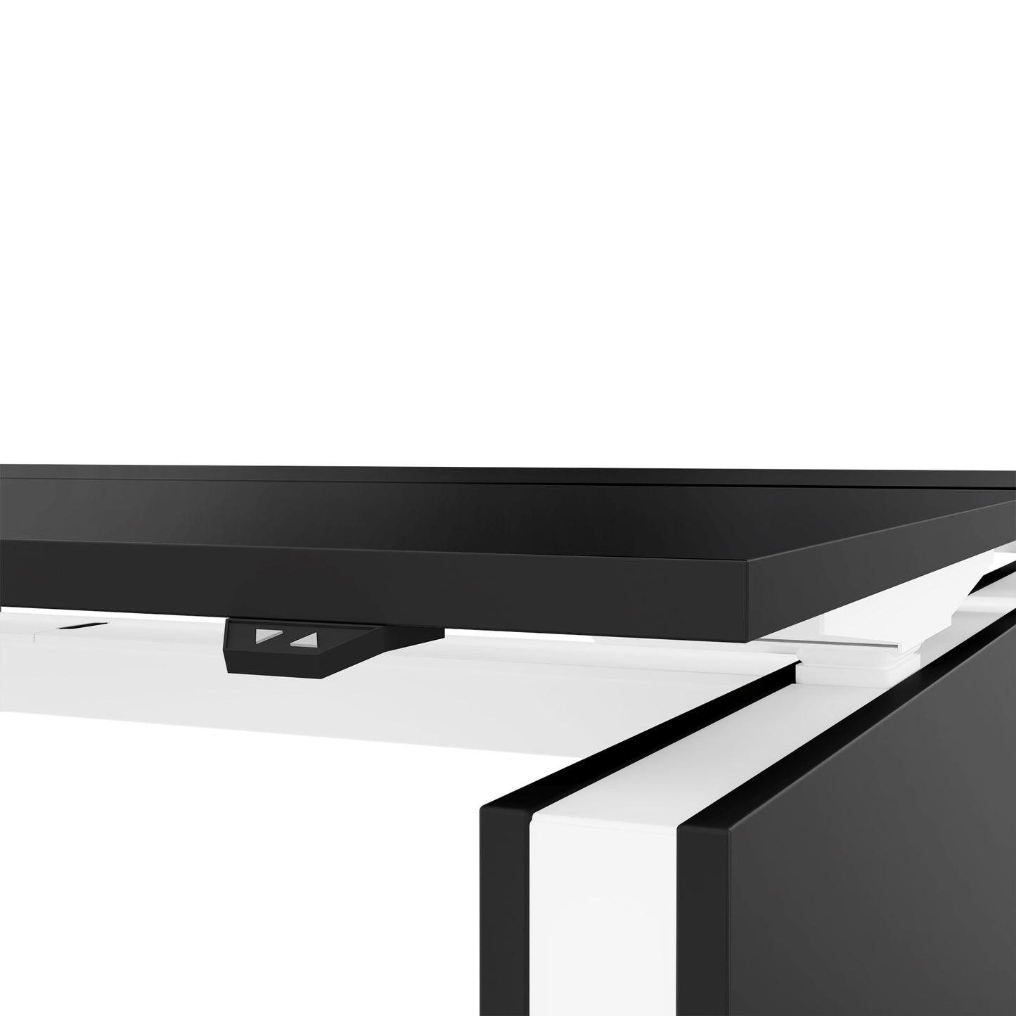 MOTION team desk | 1400 - 1800 mm, electrically height adjustable, anthracite