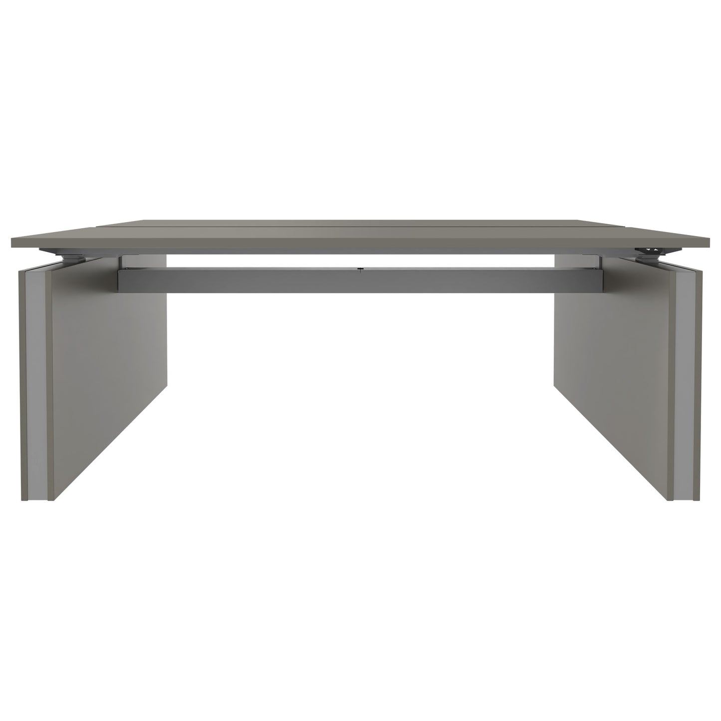 MOTION team desk | 1400 - 1800 mm, electrically height adjustable, Cubanit gray