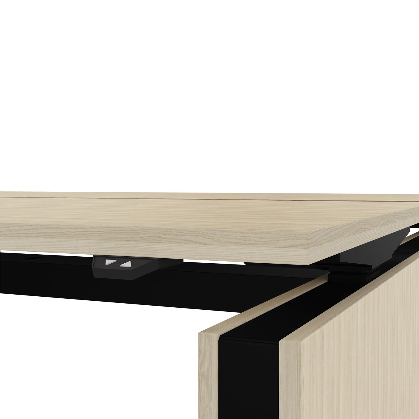 MOTION Desk del team | 1400 - 1800 mm, regolabile in altezza elettricamente, cenere di sabbia