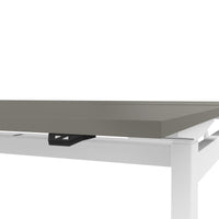 MOTION team desk | 1400 - 1800 mm, electrically height adjustable, Cubanit gray