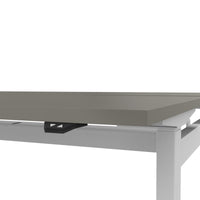 MOTION team desk | 1400 - 1800 mm, electrically height adjustable, Cubanit gray