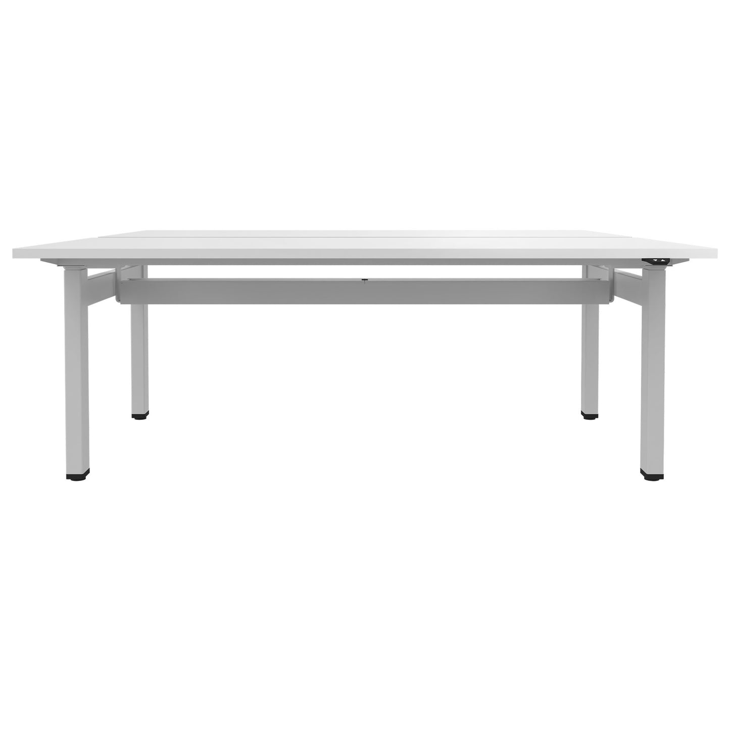 MOTION Desk del team | 1400 - 1800 mm, regolabile in altezza elettricamente, bianco