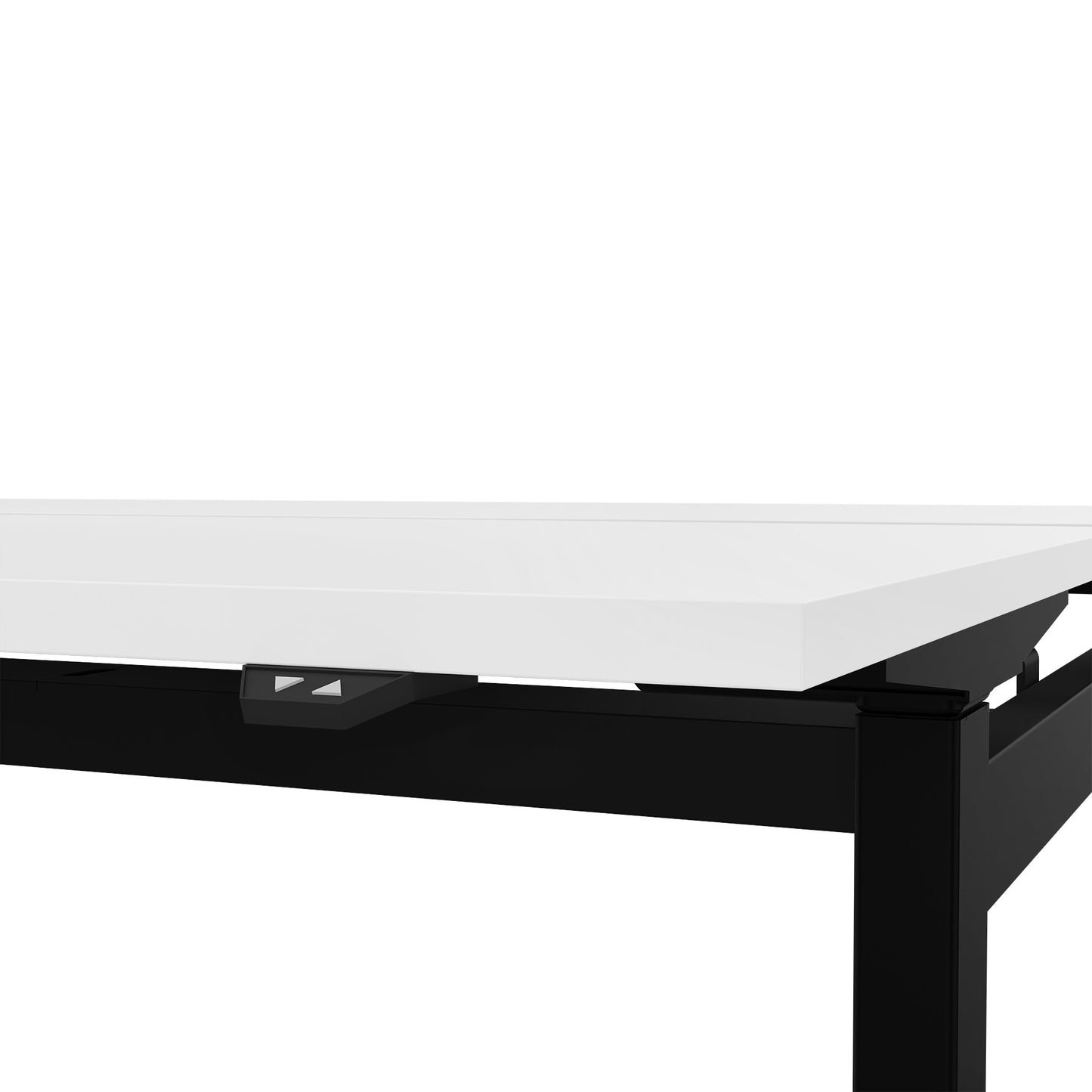 MOTION Desk del team | 1400 - 1800 mm, regolabile in altezza elettricamente, bianco