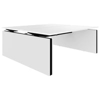 MOTION Desk del team | 1400 - 1800 mm, regolabile in altezza elettricamente, bianco